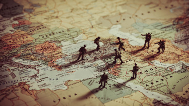 Concept,Of,Military,Aggression,In,Middle,East.