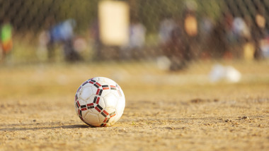 Football,On,A,Pitch,Ground