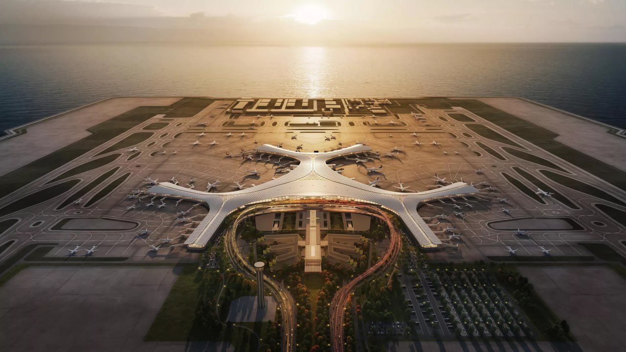 China va avea cel mai mare aeroport din lume construit pe o insulă artificială 