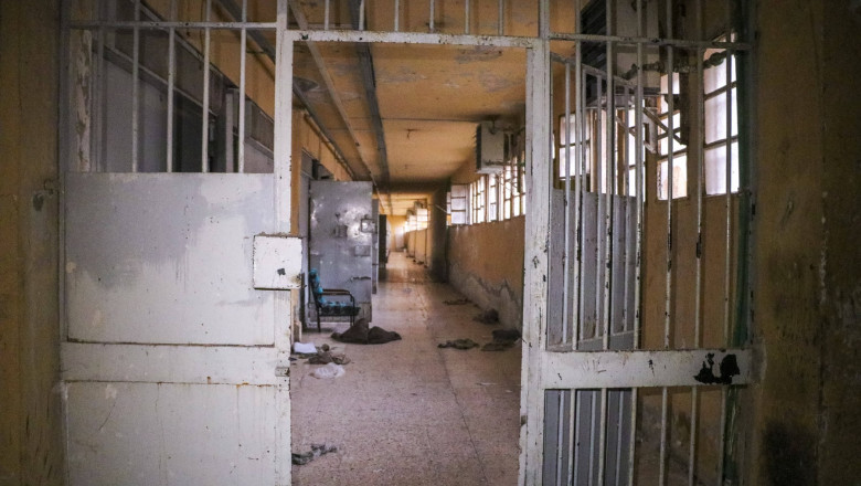 SYRIA-CONFLICT-PEOPLE-SAYDNAYA-PRISON