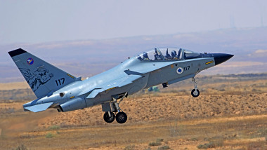 Israeli Air force F-16D fighter jet in flight