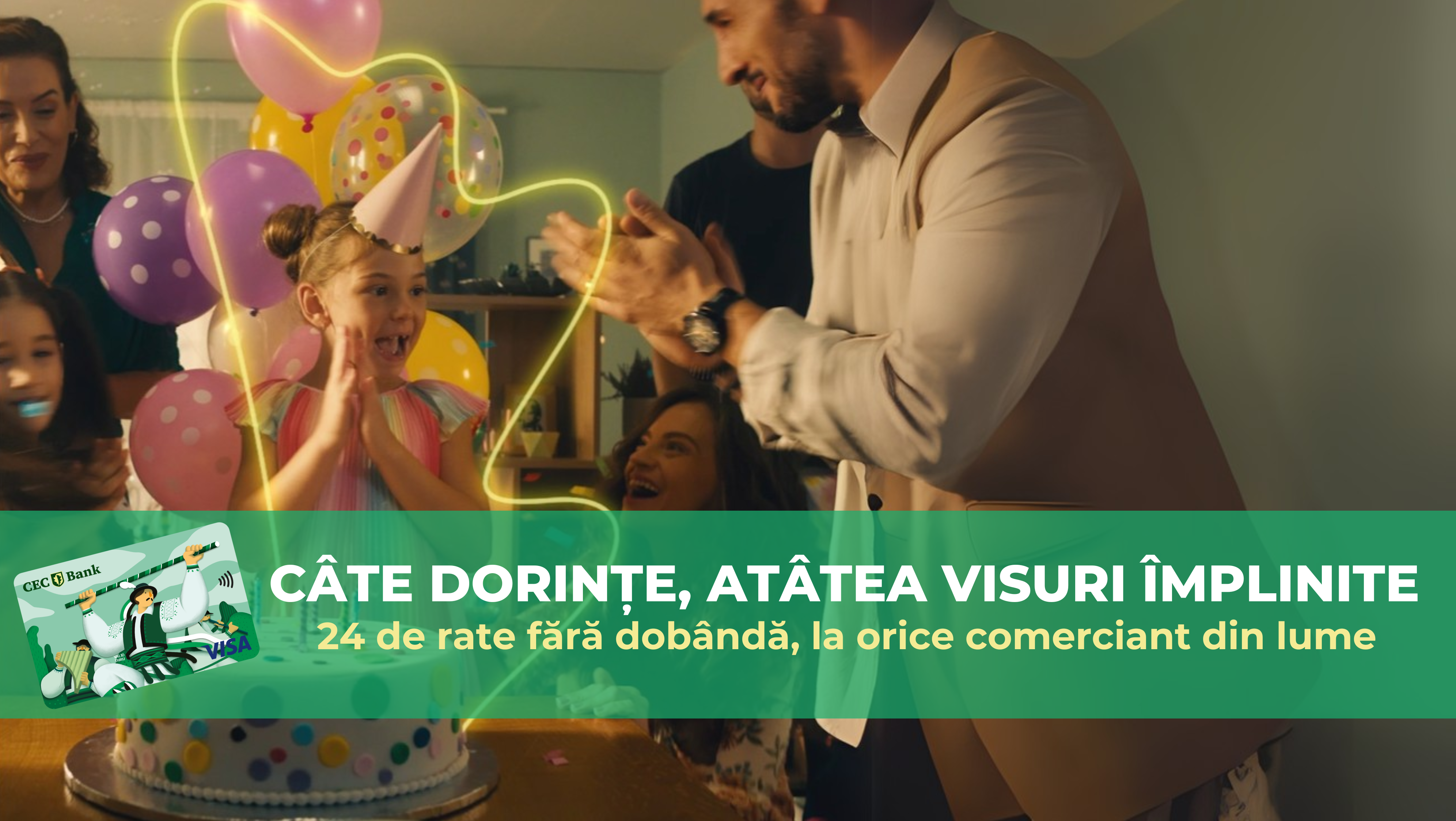 (P) CEC Bank ofera carduri de credit Visa Affinity si Visa Platinum 100% online