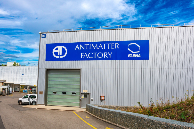 Cern,,Geneva,,Switzerland,-september,1,2021:,Exterior,View,Of,Antimatter