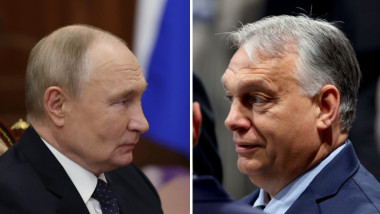 Vladimir Putin și Viktor Orban.