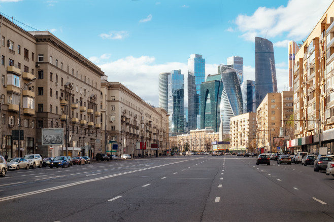 Cartierul Moscow City din capitala Rusiei