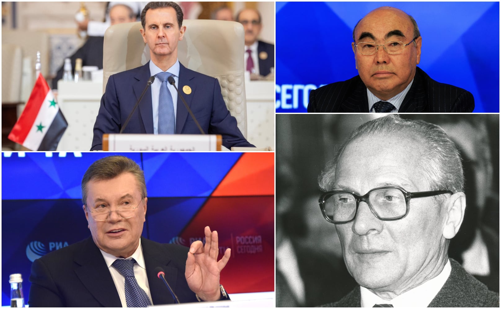 Rusia, țara în care se retrag dictatorii. Liderii pe care Moscova i-a primit cu brațele deschise când au pierdut puterea