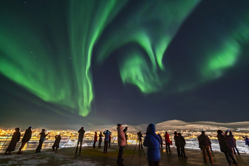 Northern lights, Batsfjord, Norway