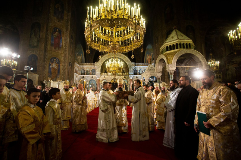 Divine Liturgy On Christmas Eve, Sofia, Bulgaria - 24 Dec 2024