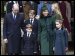 UK Royals at Christmas Day church service