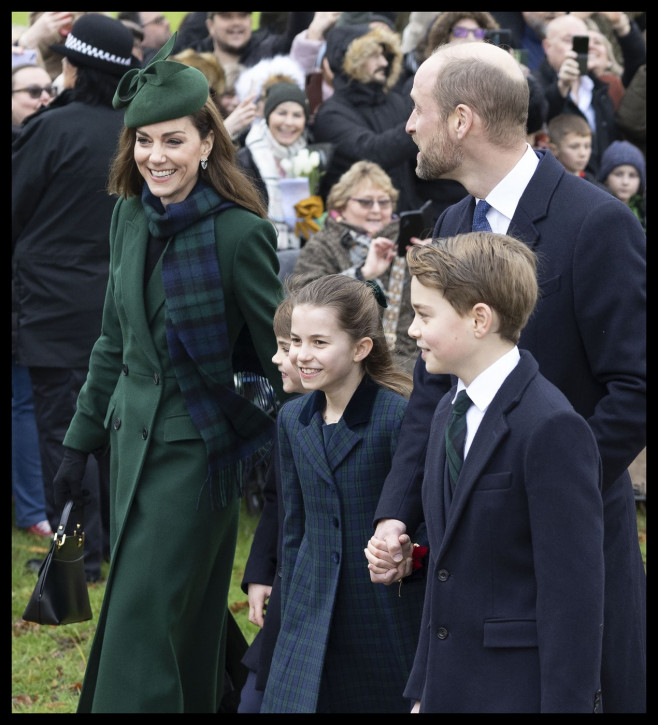 UK Royals at Christmas Day church service