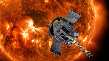 Parker Solar Probe at the Sun, illustration