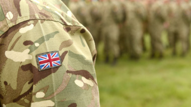 Uk,Flag,On,Soldiers,Arm.,Uk,Military,Uniform.,United,Kingdom