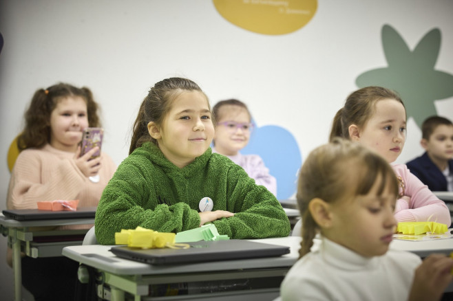 First Underground School Built in Zaporizhzhia, Zaporizhzhia Oblast, Ukraine - 12 Dec 2024