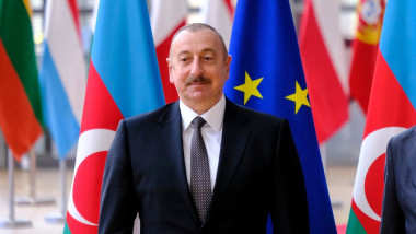 European,Council,President,Charles,Michel,Receives,The,President,Of,Azerbaijan