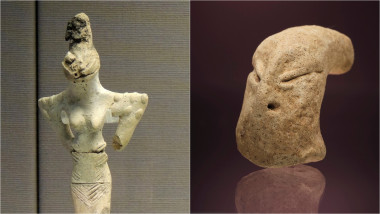 statuete din cultura Ubaid descoperite în Mesopotamia și Arabia