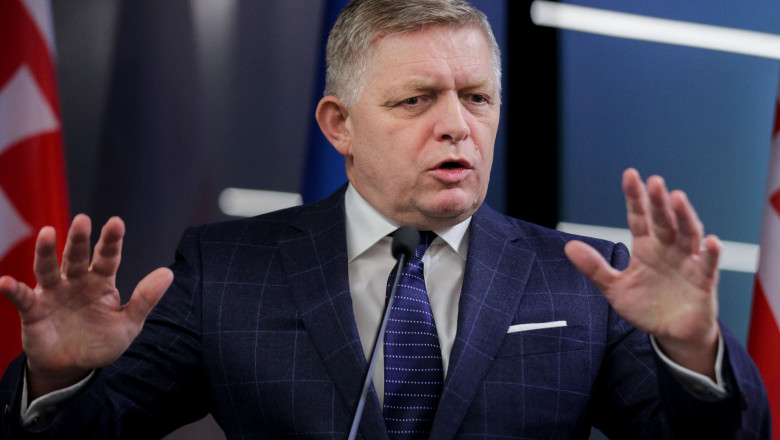 Slovakia's PM Fico Pledges To Block Ukraine's NATO Bid While In Office, Kyiv - 07 Oct 2024