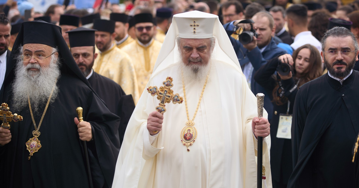 Slujbă de Bobotează la Catedrala Patriarhală București