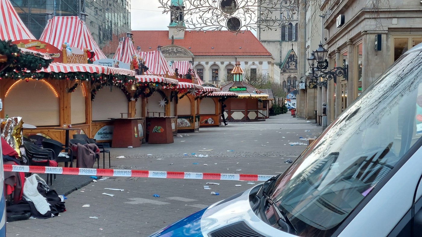 Cel puțin cinci morți și peste 200 de răniți, în atacul de la Piața de Crăciun din Magdeburg. Suspectul, sub influența drogurilor