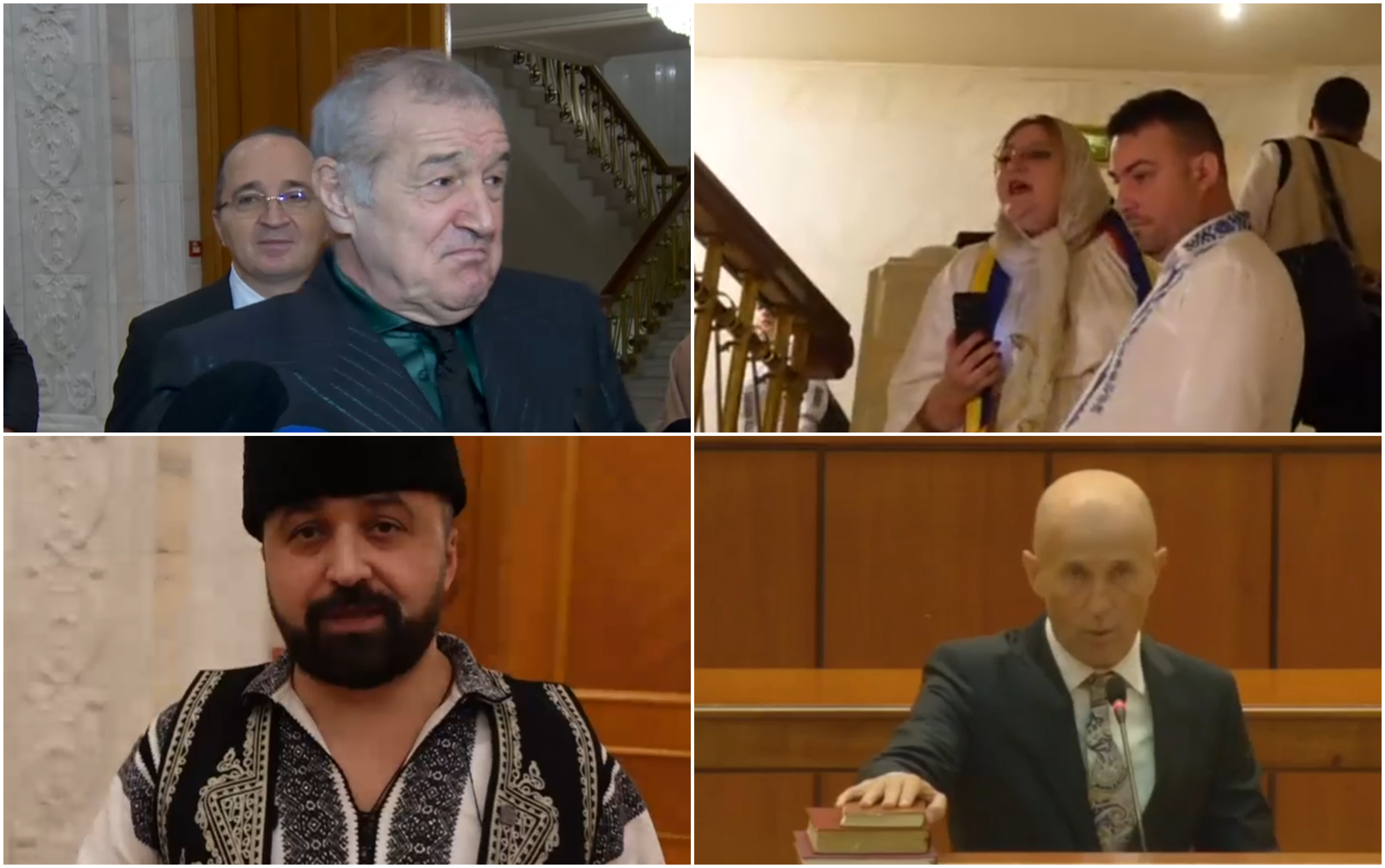 Parlamentul în circ cu Gigi Becali, Diana Șoșoacă și AUR atacându-l pe Klaus Iohannis | sursa foto: Digi24