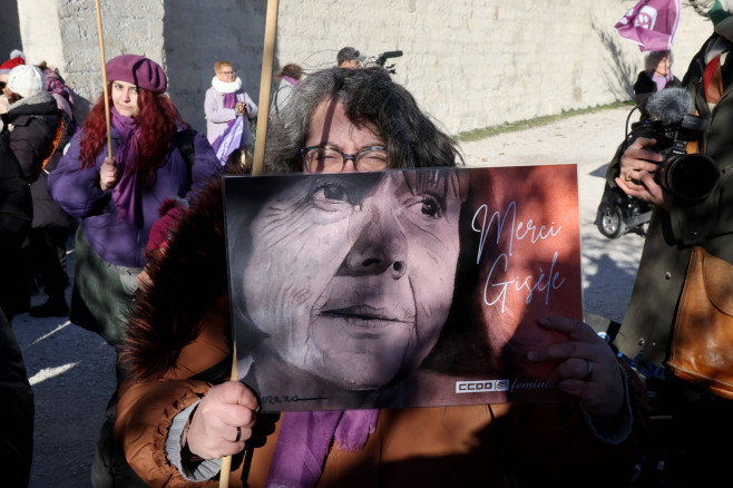 Avignon: Demonstration in support of Gisele Pelicot