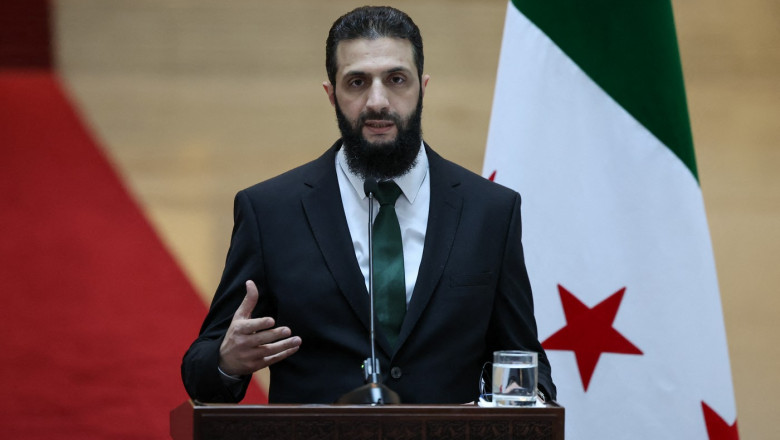 Leader of new Syrian administration, Ahmed al Sharaa