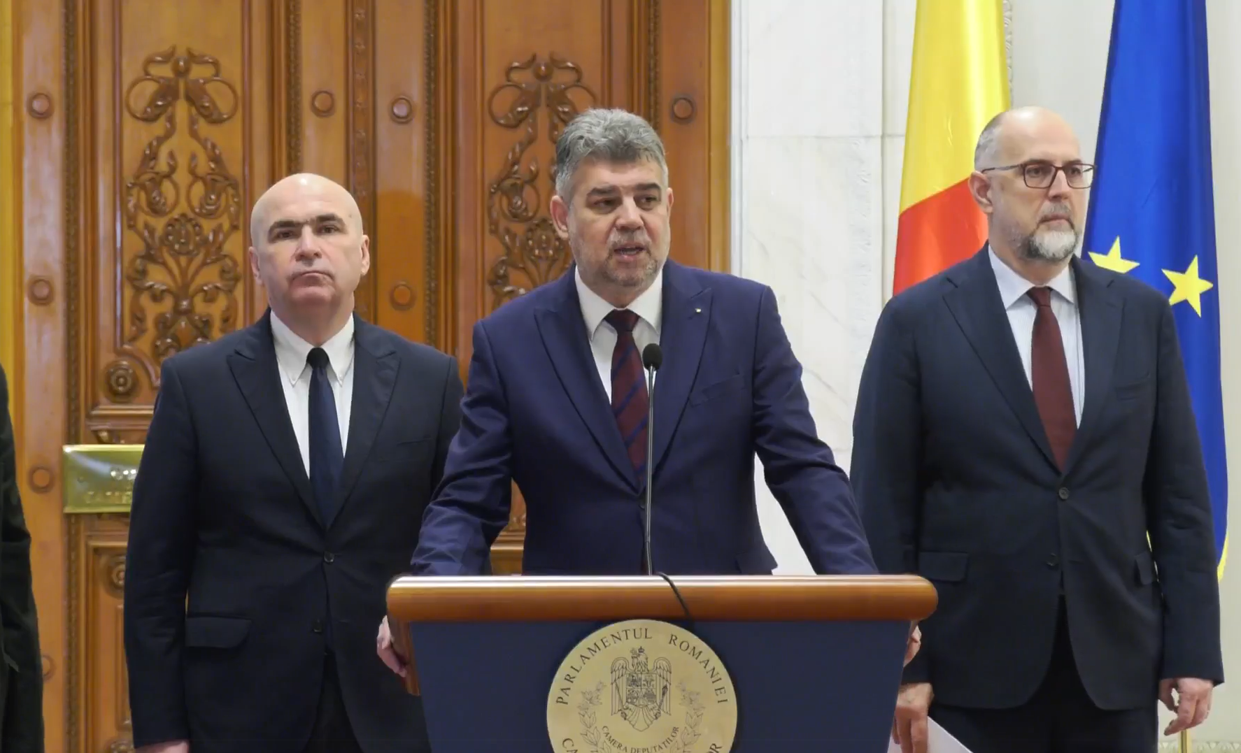 Marcel Ciolacu, desemnat premier de Klaus Iohannis. PNL-PSD-UDMR au semnat azi acordul pentru funcționarea coaliției. Lista miniștrilor
