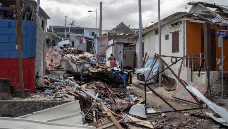 Residents Struggle To Recover After Cyclone Chido - Mayottte, Paris, France - 22 Dec 2024