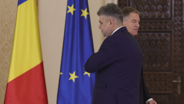 marcel ciolacu trece pe langa klaus iohannis