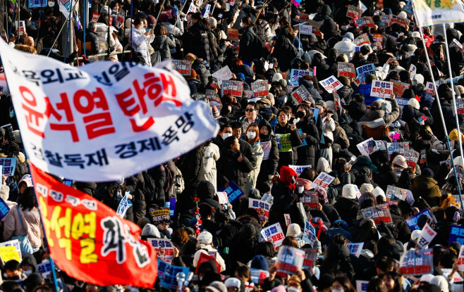 Protests against South Korean president Yoon Suk Yeol