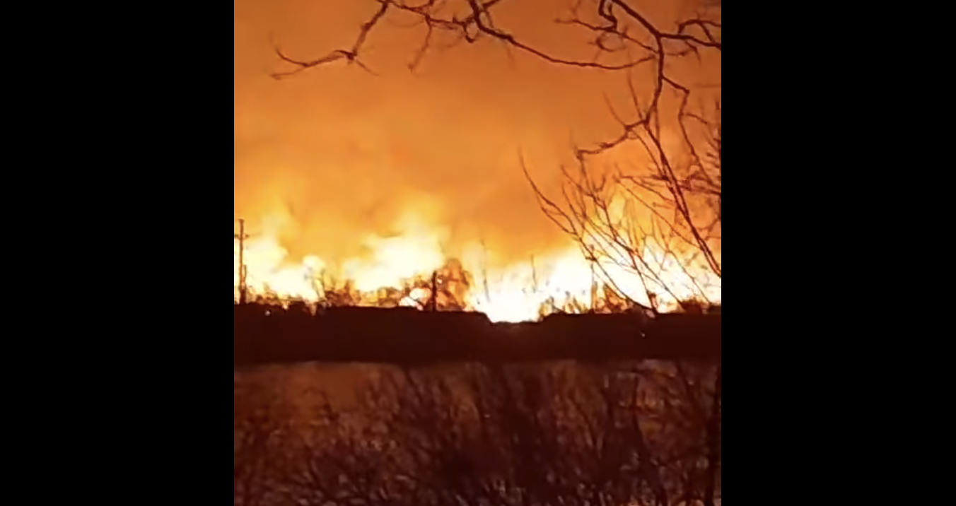 Un incendiu a izbucnit în Delta Dunării, lângă Sulina