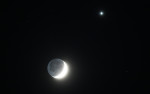 Moon and Venus