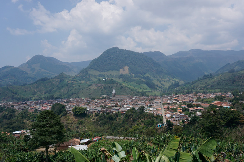 View onto Jardin, Eje Cafetero, Colombia