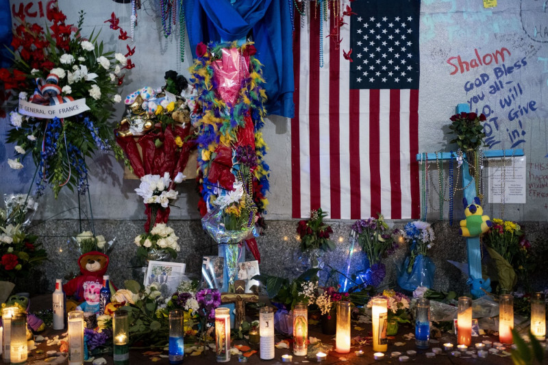 Vigil Held On Bourbon Street for Victims of New Years Day Truck Attack