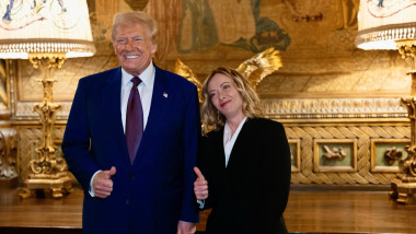 Giorgia Meloni și Donald Trump