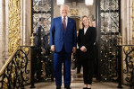 Italian Prime Minister Giorgia Meloni meet with Donald Trump in Florida