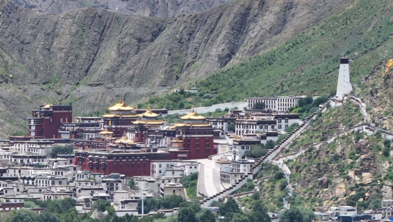 Tashi Lhunpo Monastery in Shigatse, China - 03 Sep 2024