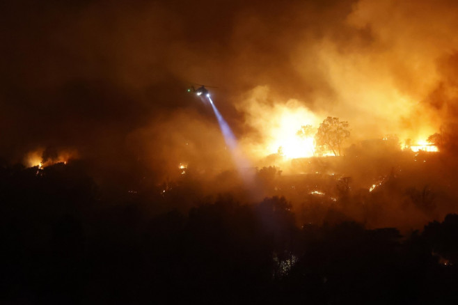 Palisades Fire Rages Amid Powerful Windstorm in Los Angeles