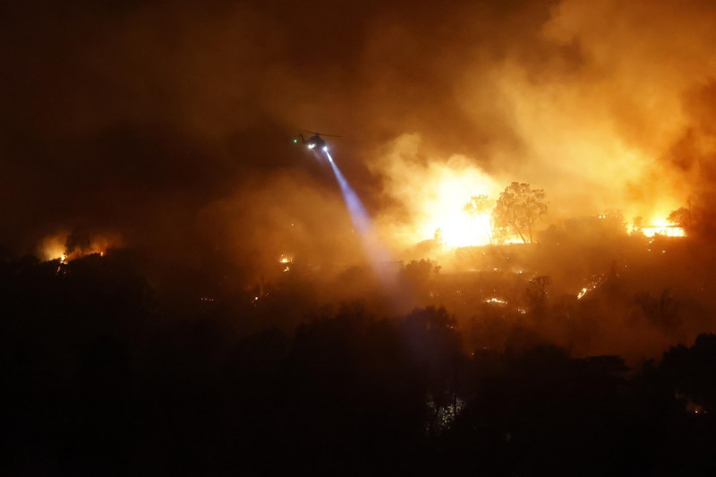 Palisades Fire Rages Amid Powerful Windstorm in Los Angeles