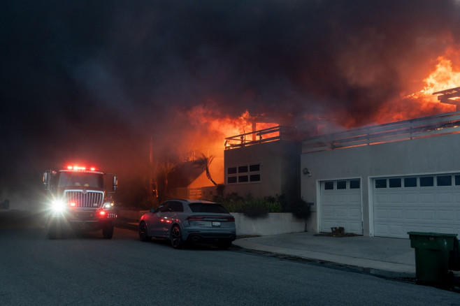 The Palisades Fire, Los Angeles, California, USA - 07 Jan 2025