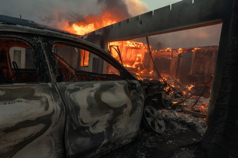 The Palisades Fire, Los Angeles, California, USA - 07 Jan 2025