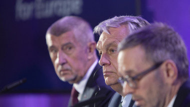 Herbert Kickl Viktor Orban Andrej Babis Foto Profimedia