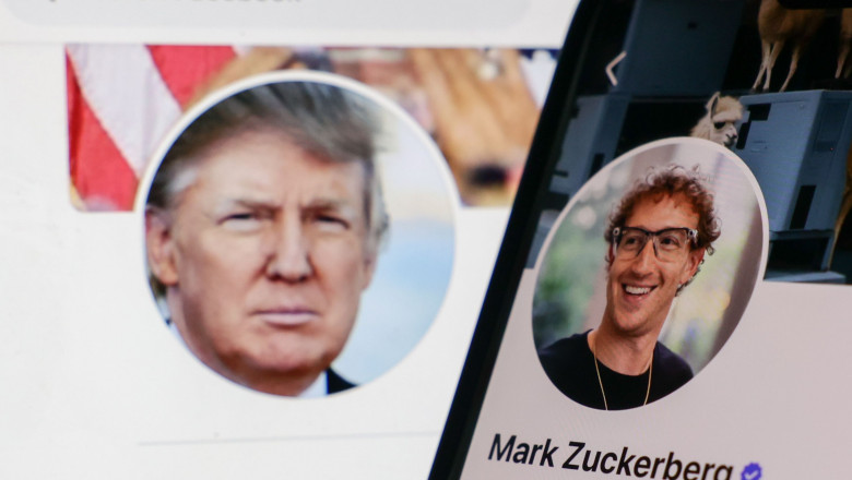 Donald Trump Mark Zuckerberg Meta