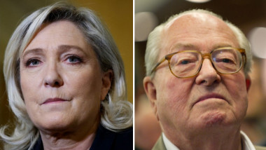 marine le pen și Jean-Marie Le Pen