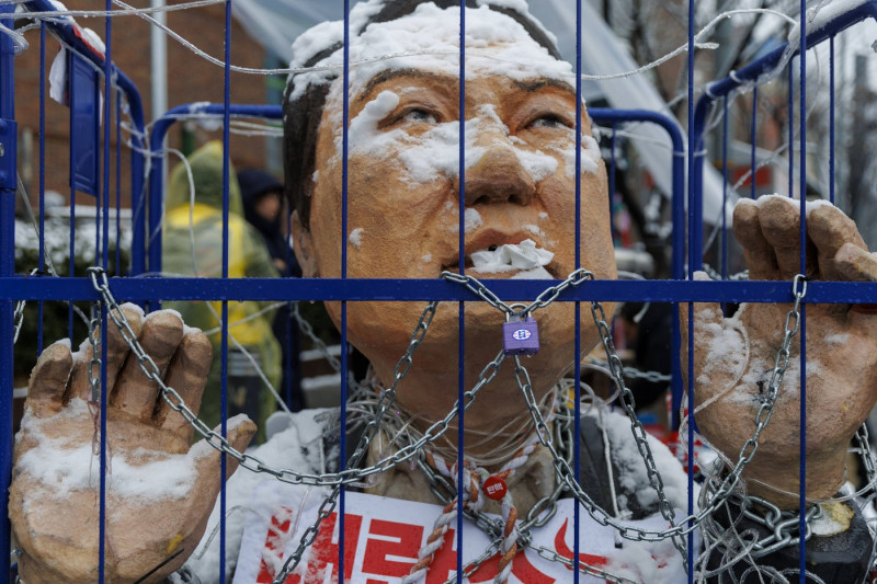 Protesters demand South Korea's President arrest in Seoul