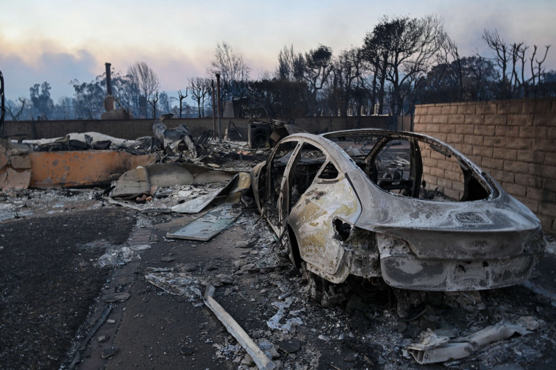 Wildfires tear through Los Angeles