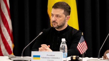 January 9, 2025, Ramstein Air Base, Rhineland-Palatinate, Germany: VOLODYMYR ZELENSKY at Ukraine Defense Contact Group (UDCG) meeting at Ramstein Air Base. (Credit Image: © Andreas Stroh/ZUMA Press Wire) EDITORIAL USAGE ONLY! Not for Commercial USAGE!