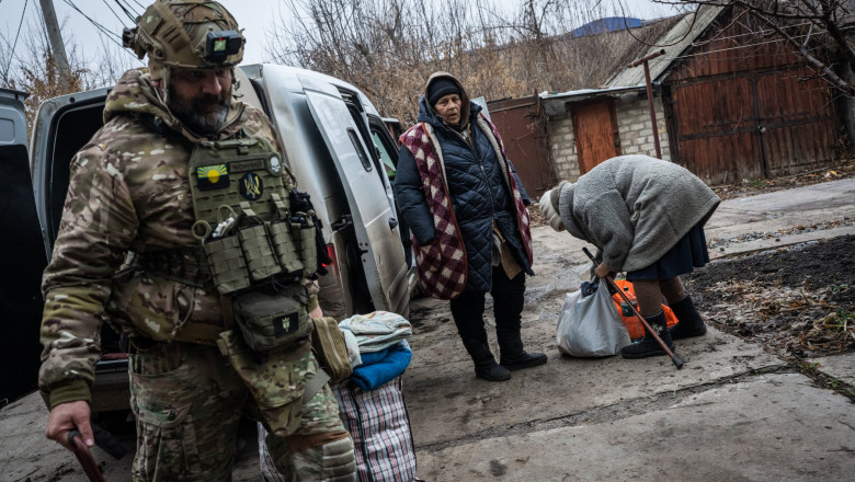 Evacuations of civilians from the frontline city of Pokrovsk