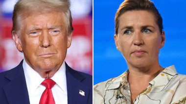 Mette Frederiksen trump guvern danez