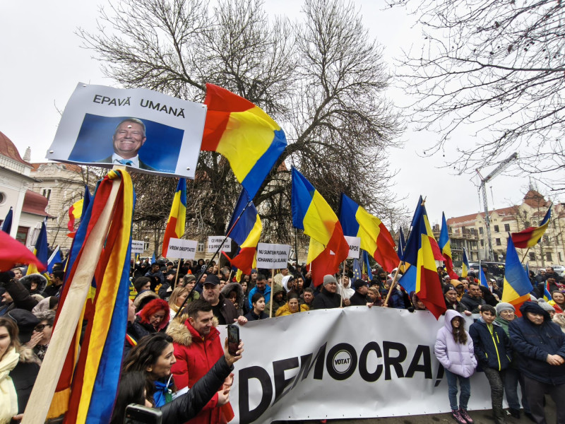 protest AUR Bihor