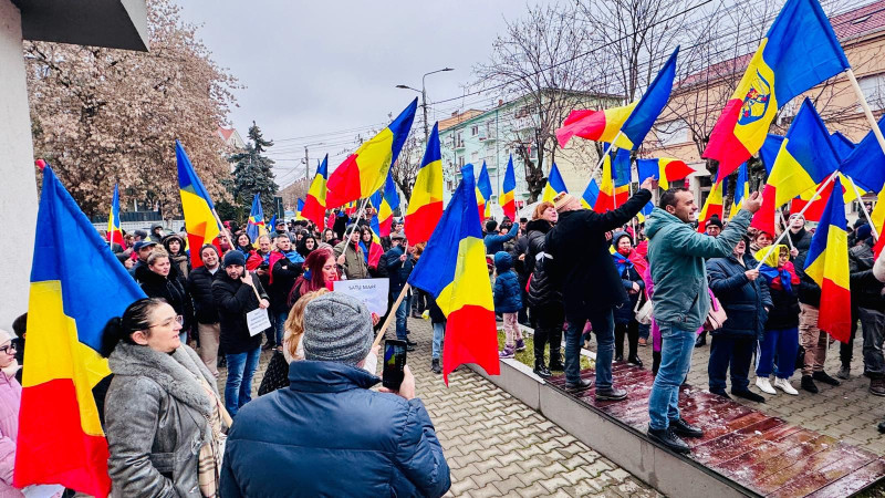 protest AUR Satu Mare